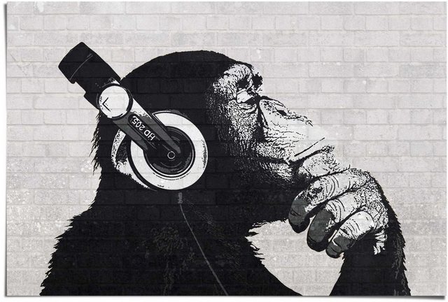 Reinders! Poster »Poster Schimpanse Wand«, Affen (1 Stück)-Bilder-Inspirationen