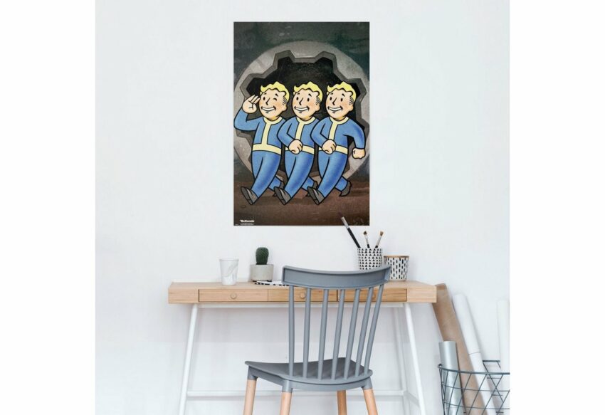 Reinders! Poster »Fallout 76 Vault boys«, (1 Stück)-Bilder-Ideen für dein Zuhause von Home Trends