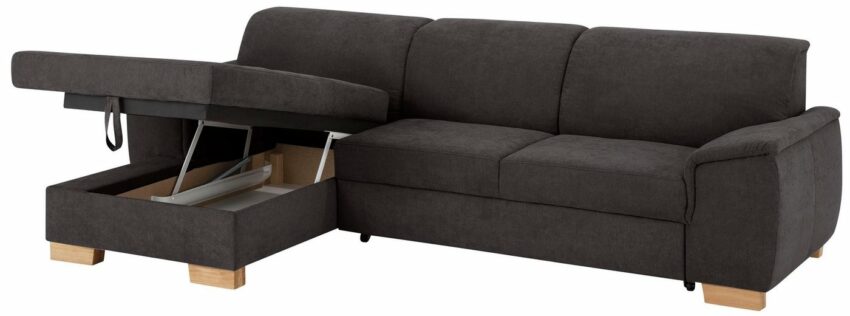 Home affaire Ecksofa »Bianca«, mit Recamierenabschluß, wahlweise mit Bettfunktion-Sofas-Ideen für dein Zuhause von Home Trends