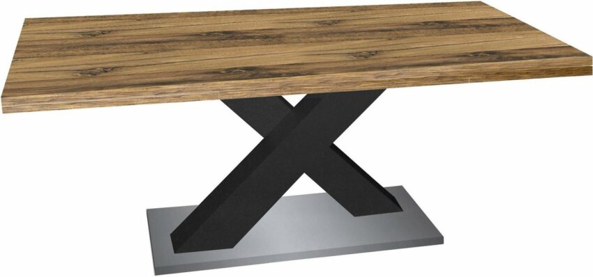 Mäusbacher Esstisch »Komfort C«, mit X-Gestell in graphit und mit Auszugsfunktion, Breite 180-280 cm-Tische-Ideen für dein Zuhause von Home Trends