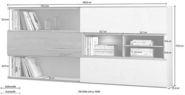 fif möbel Sideboard »TORO 410«, Breite 240,6 cm-Sideboards-Inspirationen