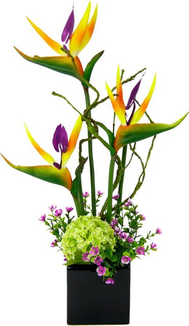 Kunstpflanze Strelitzie/Sonnenblumen, I.GE.A., Höhe 45 cm-Kunstpflanzen-Inspirationen