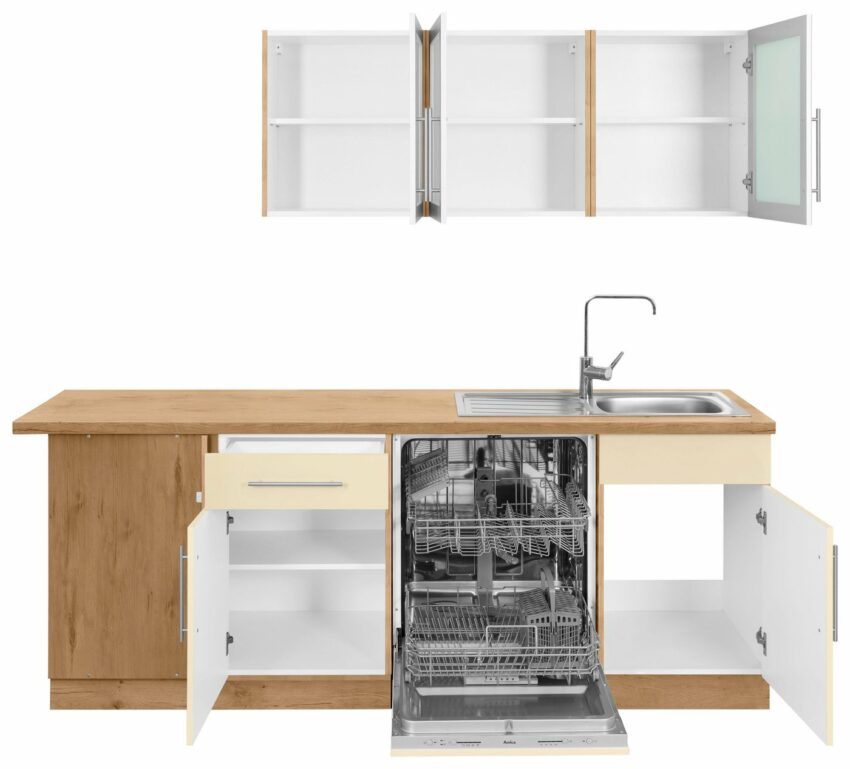 wiho Küchen Winkelküche »Aachen«, ohne E-Geräte, Stellbreite 210 x 220 cm-Küchenzeilen-Ideen für dein Zuhause von Home Trends