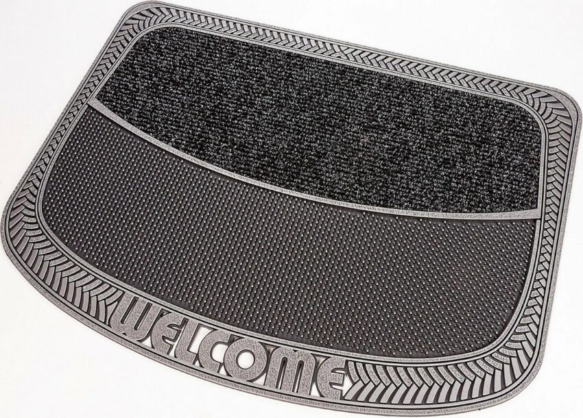 Fußmatte »TC Clean Weaves, Welcome«, CarFashion, rechteckig, Höhe 8 mm, Schmutzfangmatte, mit Spruch, In- und Outdoor geeignet-Fußmatten-Ideen für dein Zuhause von Home Trends