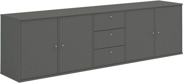 Hammel Furniture Sideboard »Mistral«, mit vier Türen und drei Schubladen, Wandmontage/ stehend montierbar, Breite: 220 cm, Dänische Handwerkskunst-Sideboards-Inspirationen