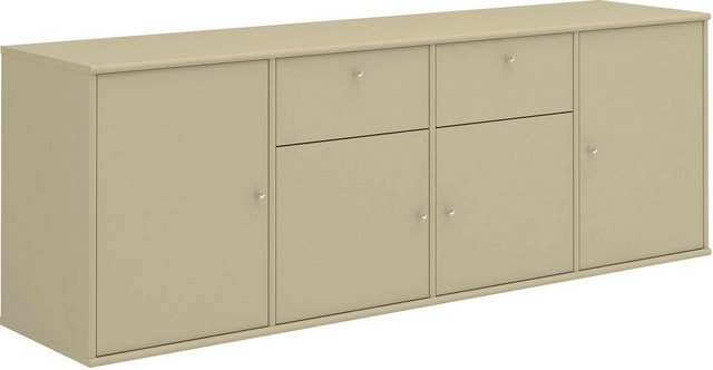 Hammel Furniture Sideboard »Mistral«, mit vier Türen und zwei Schubladen, Wandmontage/ stehend montierbar, Breite: 177 cm, Dänische Handwerkskunst-Sideboards-Inspirationen