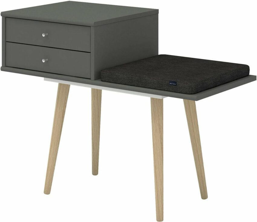 Hammel Furniture Sitzbank »Mistral«, mit zwei Schubladen und einem Sitzkissen, Holzbeine in Eiche, Breite: 89 cm, Dänische Handwerkskunst-Sitzbänke-Ideen für dein Zuhause von Home Trends