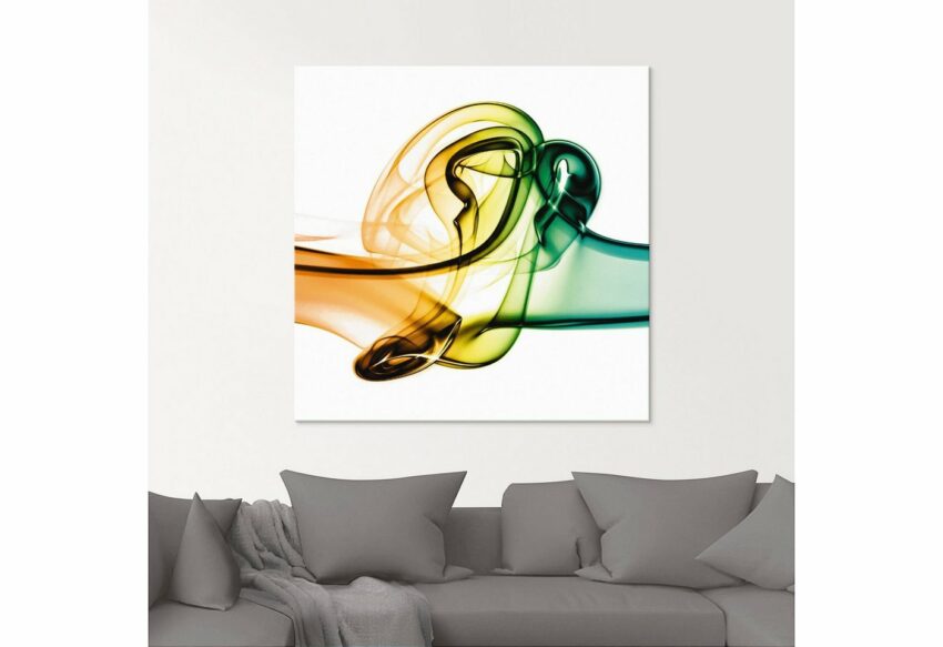 Artland Glasbild »Aufeinanderprallen von Farben«, Gegenstandslos (3 Stück)-Bilder-Ideen für dein Zuhause von Home Trends
