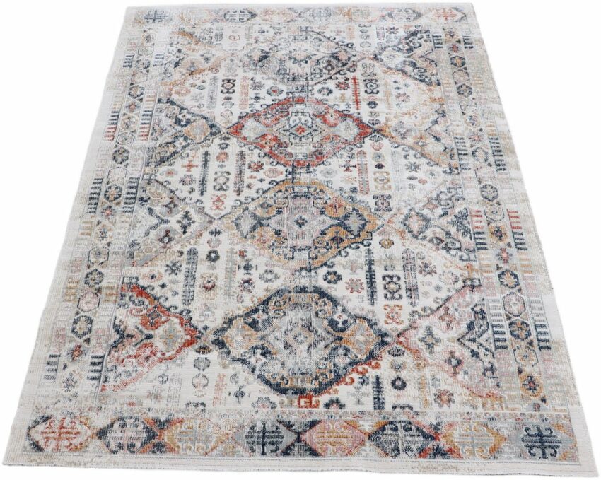 Teppich »Omen_2«, carpetfine, rechteckig, Höhe 3 mm, Orient Vintage Look-Teppiche-Ideen für dein Zuhause von Home Trends