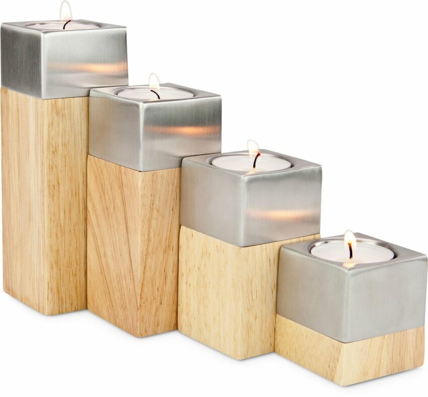 ROMINOX Teelichthalter »Luce« (Set, 4 Stück)-Kerzenhalter-Ideen für dein Zuhause von Home Trends