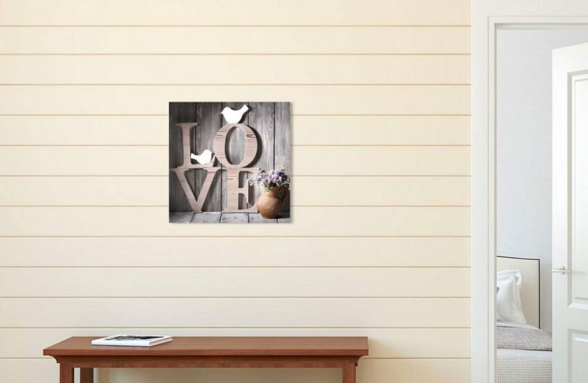 Home affaire Leinwandbild »Love Sephia«, 40/40 cm-Bilder-Ideen für dein Zuhause von Home Trends