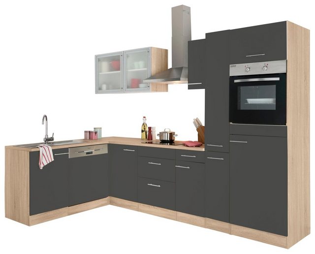 OPTIFIT Winkelküche »Kalmar«, ohne E-Geräte, Stellbreite 300 x 175 cm-Küchenzeilen-Inspirationen