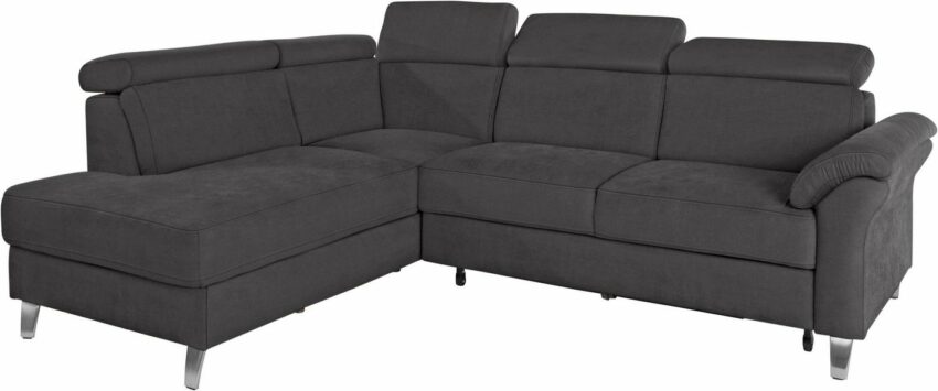 sit&more Ecksofa, inklusive Kopfteilverstellung und Federkern, wahlweise mit Bettfunktion und Bettkasten, frei im Raum stellbar-Sofas-Ideen für dein Zuhause von Home Trends