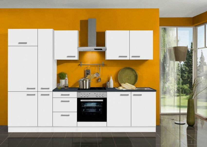 OPTIFIT Küchenzeile »Odense«, ohne E-Geräte, Breite 300 cm, mit 28 mm starker Arbeitsplatte, mit Gratis Besteckeinsatz-Küchenzeilen-Ideen für dein Zuhause von Home Trends