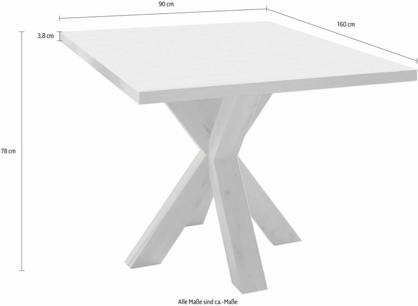 Mäusbacher Esstisch, 160 cm, ausziehbar auf 210 cm-Tische-Ideen für dein Zuhause von Home Trends