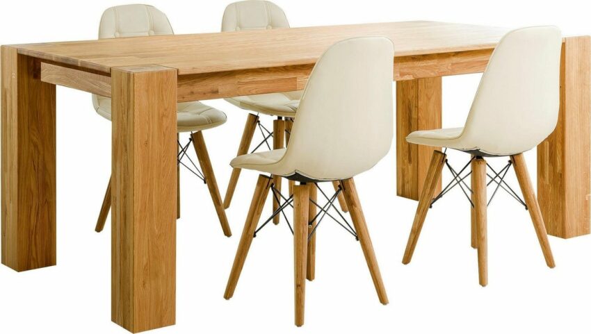 Home affaire Essgruppe »Juna«, (Set, 5-tlg), bestehend aus 4 Stühlen und einem Esstisch, Esstischbreite 180 cm-Essgruppen-Ideen für dein Zuhause von Home Trends