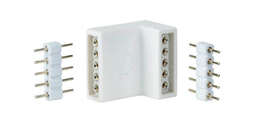 Paulmann LED-Streifen »MaxLED Eckverbinder Weiß 4er-Pack inkl. 8 Steckverbinder inkl. 8 Steckverbinder«-Lampen-Ideen für dein Zuhause von Home Trends