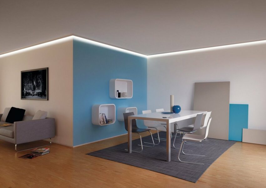 Paulmann LED-Streifen »Corner Profil 100 cm Grau, Kunststoff Grau, Kunststoff«-Lampen-Ideen für dein Zuhause von Home Trends