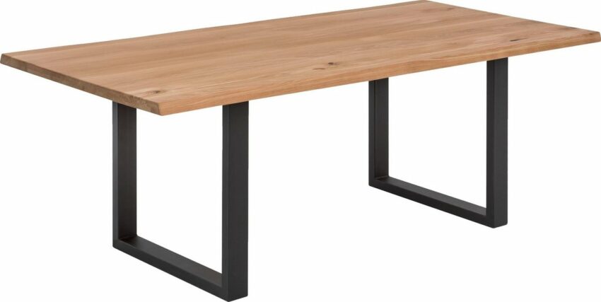 SIT Esstisch »Tops&Tables«, mit Tischplatte aus Wildeiche, mit Baumkante wie gewachsen, Shabby Chic, Vintage-Tische-Ideen für dein Zuhause von Home Trends