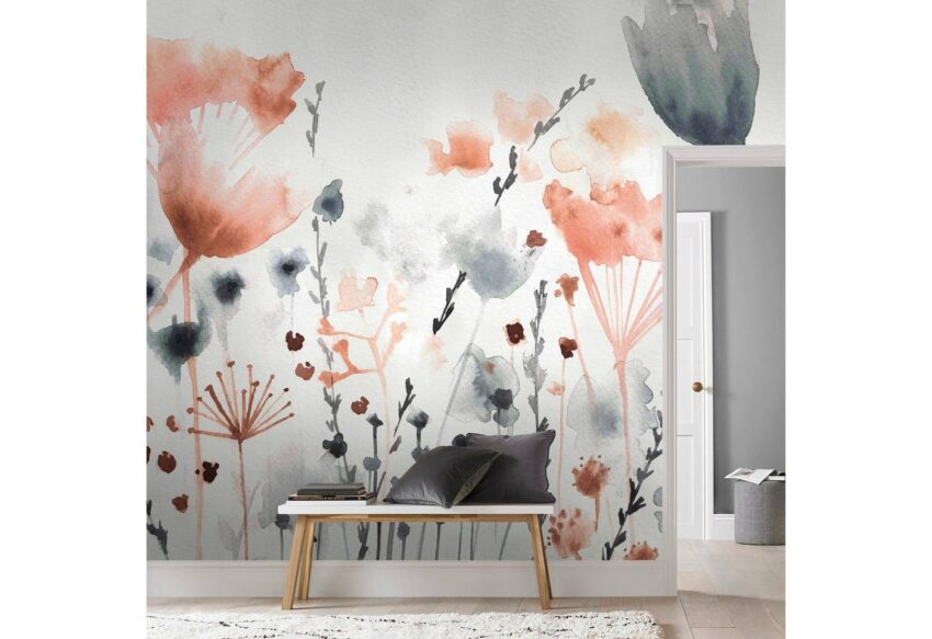 Art for the home Fototapete »Watercoloured Meadow«-Tapeten-Ideen für dein Zuhause von Home Trends