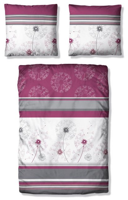Bettwäsche »Millas«, my home, Linon Qualität, Streifen Design mit Blumen-Bettwäsche-Inspirationen