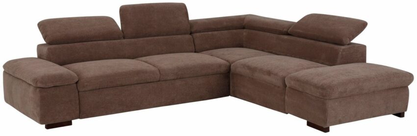 Home affaire Ecksofa »Alberto«, inklusive Kopfteilverstellung, mit Ottomanenabschluß-Sofas-Ideen für dein Zuhause von Home Trends
