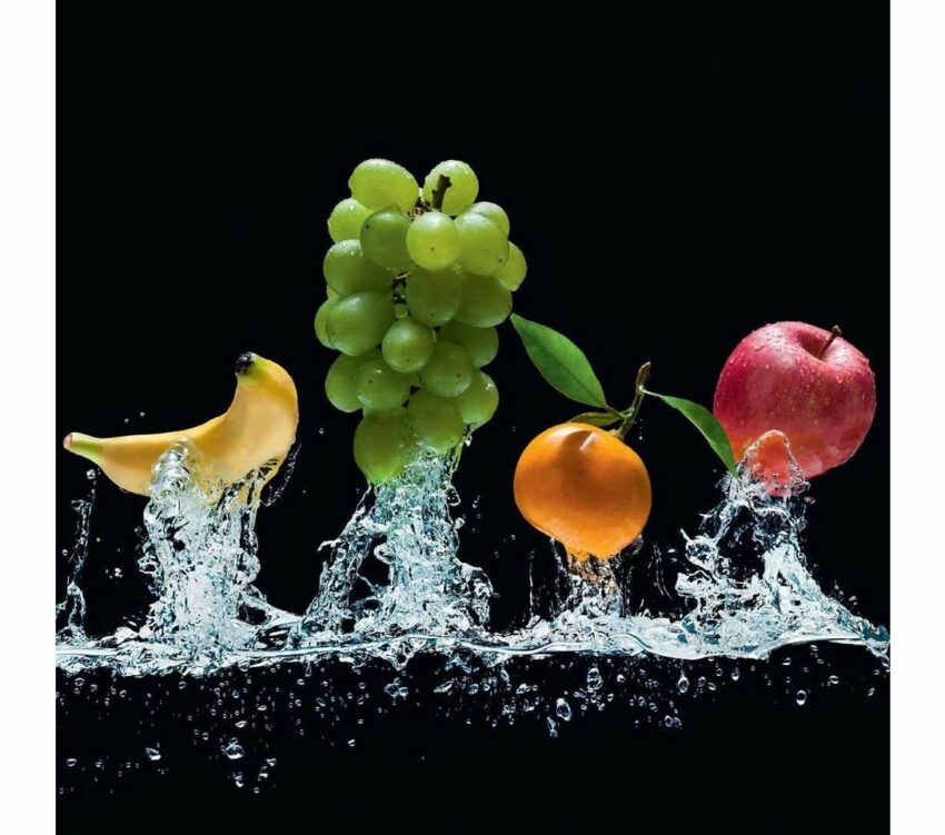 Reinders! Glasbild »Frucht Splash Traube«-Bilder-Ideen für dein Zuhause von Home Trends