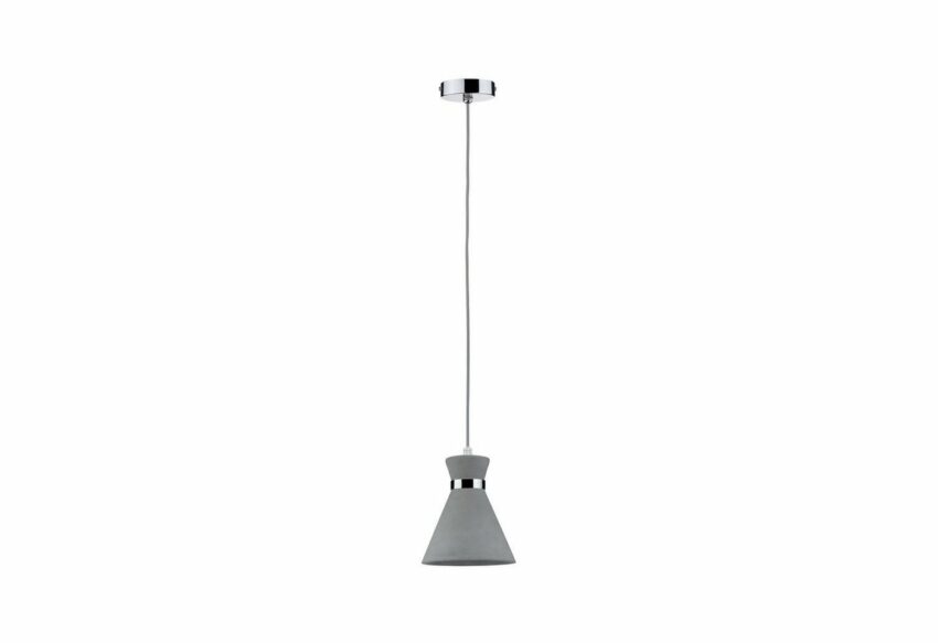 Paulmann LED Pendelleuchte »Verve Beton/Chrom max. 20W E27«-Lampen-Ideen für dein Zuhause von Home Trends