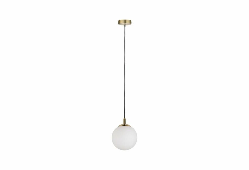 Paulmann LED Pendelleuchte »Menja Satinglas/Messing gebürstet max. 20W E27«-Lampen-Ideen für dein Zuhause von Home Trends