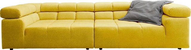 INOSIGN Big-Sofa »Ancona«, mit auffälliger Steppung, inkl. 2 Zierkissen und verstellbaren Kopfstützen-Sofas-Inspirationen