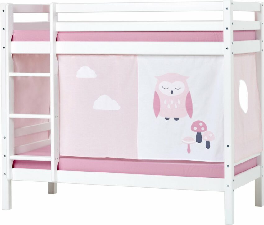 Hoppekids Etagenbett »Eule«, mit blauem oder rosafarbenem Matratzenbezug-Betten-Ideen für dein Zuhause von Home Trends