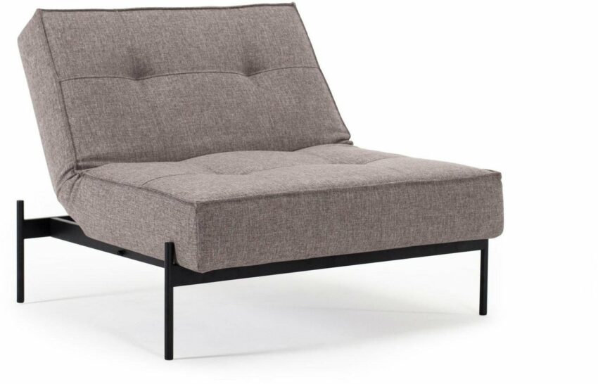 INNOVATION LIVING ™ Sessel »Splitback«, mit mattschwarzen Beinen, in skandinavischen Design-Sessel-Ideen für dein Zuhause von Home Trends