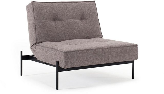 INNOVATION LIVING ™ Sessel »Splitback«, mit mattschwarzen Beinen, in skandinavischen Design-Sessel-Inspirationen