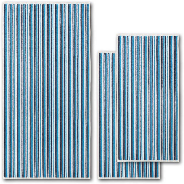 Dyckhoff Handtuch Set »Line« (Set, 3-tlg), mit modernen Linien-Handtücher-Inspirationen