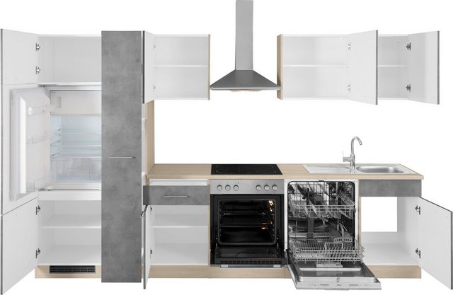 wiho Küchen Küchenzeile »Zell«, mit E-Geräten, Breite 310 cm-Küchenzeilen-Inspirationen