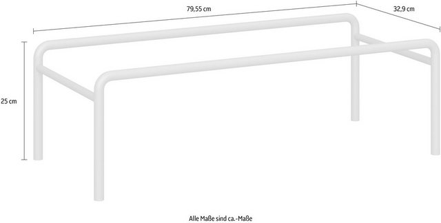 Hammel Furniture Untergestell »Keep by Hammel Metall Sockel«, (1-St), für Breite 88,6 cm. Modul: 100, flexible Möbelserie in dänischer Handwerkskunst-Möbelfüße-Inspirationen