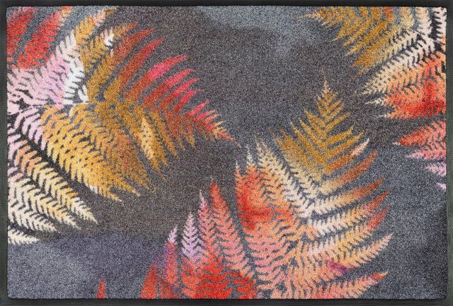 Fußmatte »Erbario«, wash+dry by Kleen-Tex, rechteckig, Höhe 7 mm, Schmutzfangmatte, Motiv Farnblätter, rutschhemmend, In- und Outdoor geeignet, waschbar-Fußmatten-Inspirationen