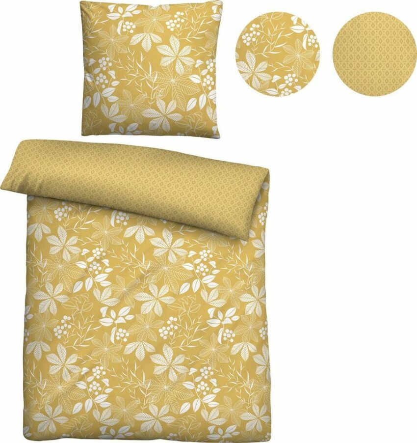 Wendebettwäsche »Laurens«, Castell, mit floralem Muster-Bettwäsche-Ideen für dein Zuhause von Home Trends