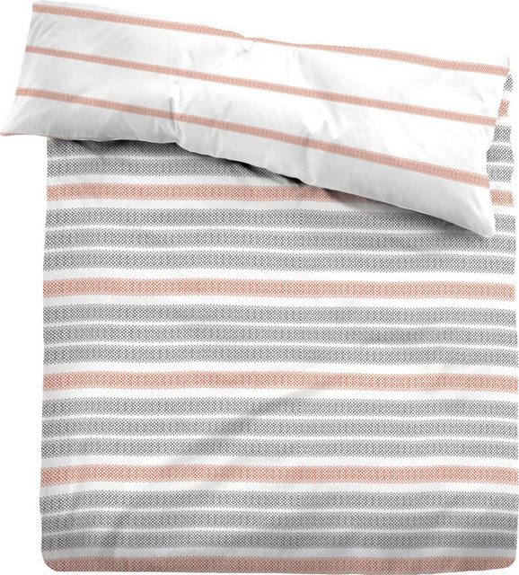 Wendebettwäsche »BONO«, TOM TAILOR, mit feinen Punkten im Streifendesign-Bettwäsche-Inspirationen