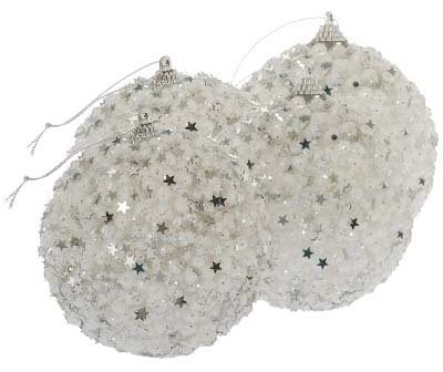 Weihnachtsbaumkugel »Sterne« (8 Stück), Durchmesser ca. 10 cm-Weihnachtskugeln-Inspirationen