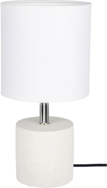 SPOT Light Tischleuchte »STRONG«, Echtes Beton - handgefertigt, Naturprodukt - Nachhaltig, Lampenschirm aus Stoff, Made in Europe-Lampen-Inspirationen