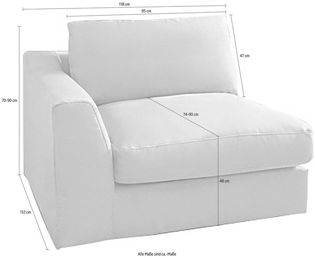 sit&more Sofa, Breite 118 cm, mit Armlehne-Sofas-Inspirationen