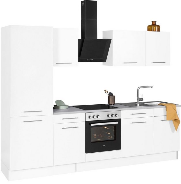 wiho Küchen Küchenzeile »Ela«, mit E-Geräten, Breite 280 cm, Soft-Close-Funktion, höhenverstellbare Füße-Küchenzeilen-Inspirationen