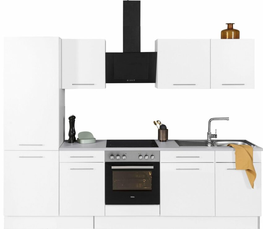 wiho Küchen Küchenzeile »Ela«, mit E-Geräten, Breite 280 cm, Soft-Close-Funktion, höhenverstellbare Füße-Küchenzeilen-Ideen für dein Zuhause von Home Trends