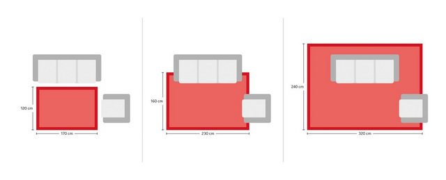 Teppich »Diana Unis«, OCI DIE TEPPICHMARKE, rechteckig, Höhe 5 mm, Wohnzimmer-Teppiche-Inspirationen