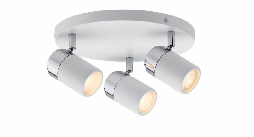 Paulmann LED Deckenleuchte »3er-Spot GU10 Weiß/Chrom Zyli Rondell ohne Leuchtmittel, max. 10W«-Lampen-Ideen für dein Zuhause von Home Trends