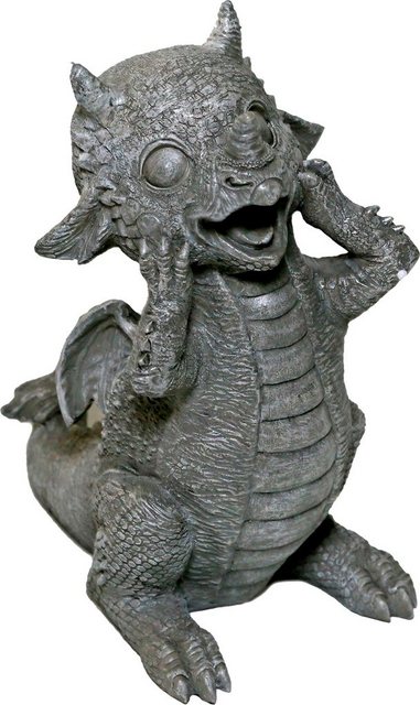 Casa Collection by Jänig Tierfigur, Drache hält beide Tatzen an die Wange, Höhe: 24,5 cm-Figuren-Inspirationen
