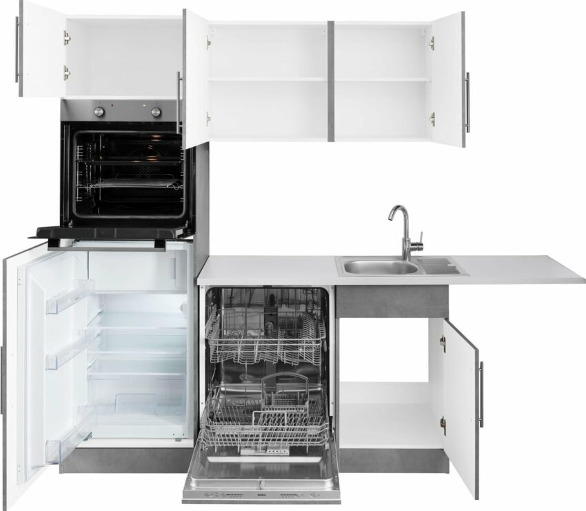 wiho Küchen Winkelküche »Cali«, ohne E-Geräte, Stellbreite 230 x 170 cm-Küchenzeilen-Ideen für dein Zuhause von Home Trends