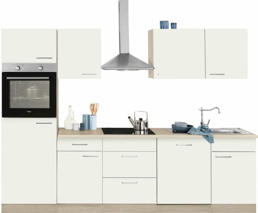 wiho Küchen Küchenzeile »Zell«, mit E-Geräten, Breite 280 cm-Küchenzeilen-Ideen für dein Zuhause von Home Trends