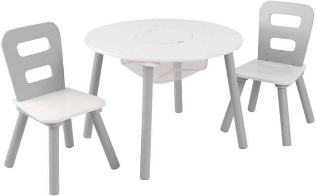 KidKraft® Kindersitzgruppe »Tisch mit Netzkörbchen und 2 Stühlen«, (3-tlg)-Sitzgarnituren-Inspirationen
